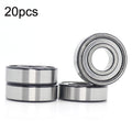20pcs 15x35x11mm Deep Groove Ball Bearings Motor Car Special Bearing, 6202ZZ