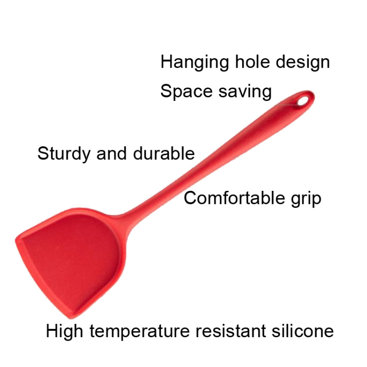 Non-stick High Temperature Resistant Silicone Cookware, Style:Food Clip, Spatula, Soup Spoon, Leak Spoon, Spaghetti Claw, Rice Spoon, Leak Shovel, Scrape, Brush, Food Clip