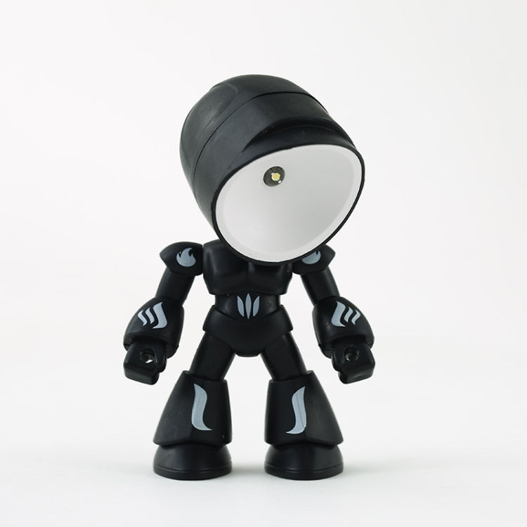 9622 LED Mini Foldable Cartoon Policeman Night Light Desktop Magnetic Desk Lamp, 9622 (White), 9622 (Red), 9622 (Black), 9622 (Yellow), 9622 (Green), 9622 (Blue)