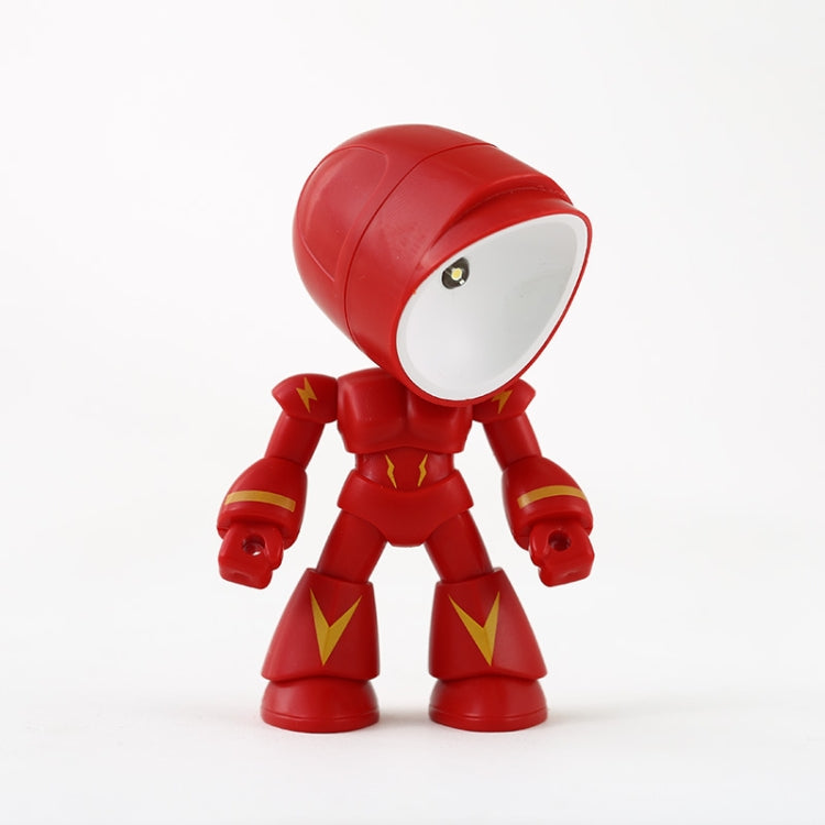 9622 LED Mini Foldable Cartoon Policeman Night Light Desktop Magnetic Desk Lamp, 9622 (White), 9622 (Red), 9622 (Black), 9622 (Yellow), 9622 (Green), 9622 (Blue)