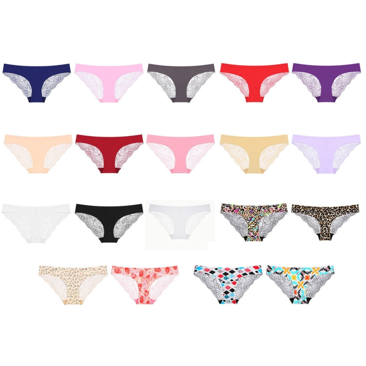 606 Sexy Lace One-piece Perspective Low-waist Ladies Underwear, M, L, XL, S, XXL