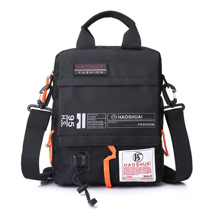 HAOSHUAI 206-1 Men Handheld Crossbody Bag Outdoor Waterproof Cloth Bag, 206-1 Black, 206-1 Army Green, 206-1 Grey, 206-1 Brick Red, 206-1 Light Blue, 206-1 Dark Blue