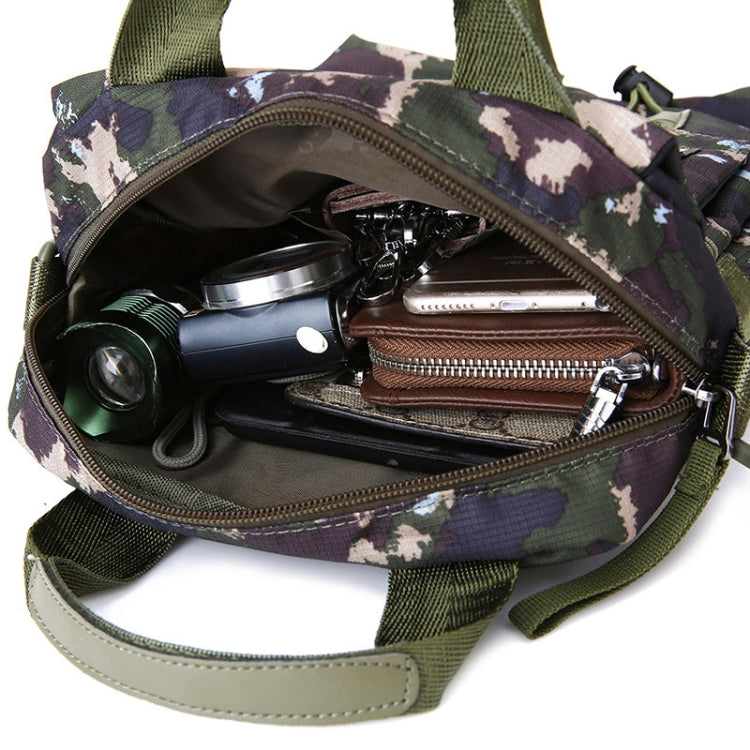 HAOSHUAI 206-1 Men Handheld Crossbody Bag Outdoor Waterproof Cloth Bag, 206-1 Black, 206-1 Army Green, 206-1 Grey, 206-1 Brick Red, 206-1 Light Blue, 206-1 Dark Blue