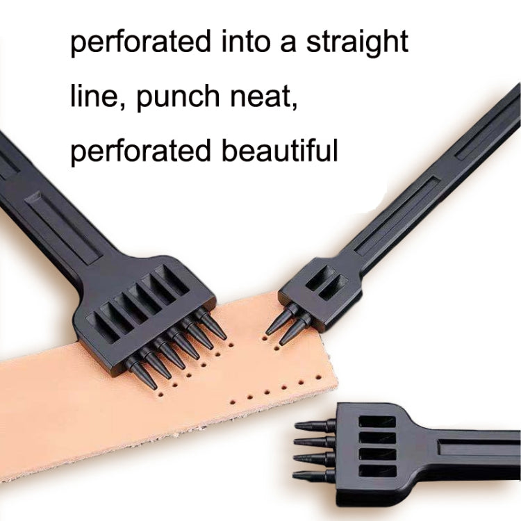 ER061 DIY Hand-sewn Leather Round Punch Tools Alloy Steel Platoons Rushing, Style:, 4mm Set, 5mm Set, 6mm Set, 4mm-2 Holes, 4mm-4 Holes, 4mm-6 Holes, 5mm-2 Holes, 5mm-4 Holes, 5mm-6 Holes, 6mm-2 Holes, 6mm-4 Holes, 6mm-6 Holes