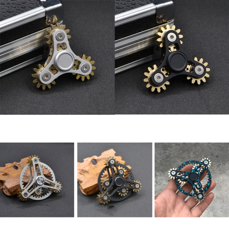 Linkage Fidget Spinner Decompression Toy, Four Gear Upgraded Version Ink(Blue), Four Gear(Silver), Four Gear(Black), Four Gear Upgraded Version(Black), Four Gear Upgraded Version(Silver)