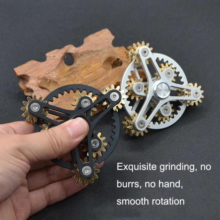 Linkage Fidget Spinner Decompression Toy, Four Gear Upgraded Version Ink(Blue), Four Gear(Silver), Four Gear(Black), Four Gear Upgraded Version(Black), Four Gear Upgraded Version(Silver)