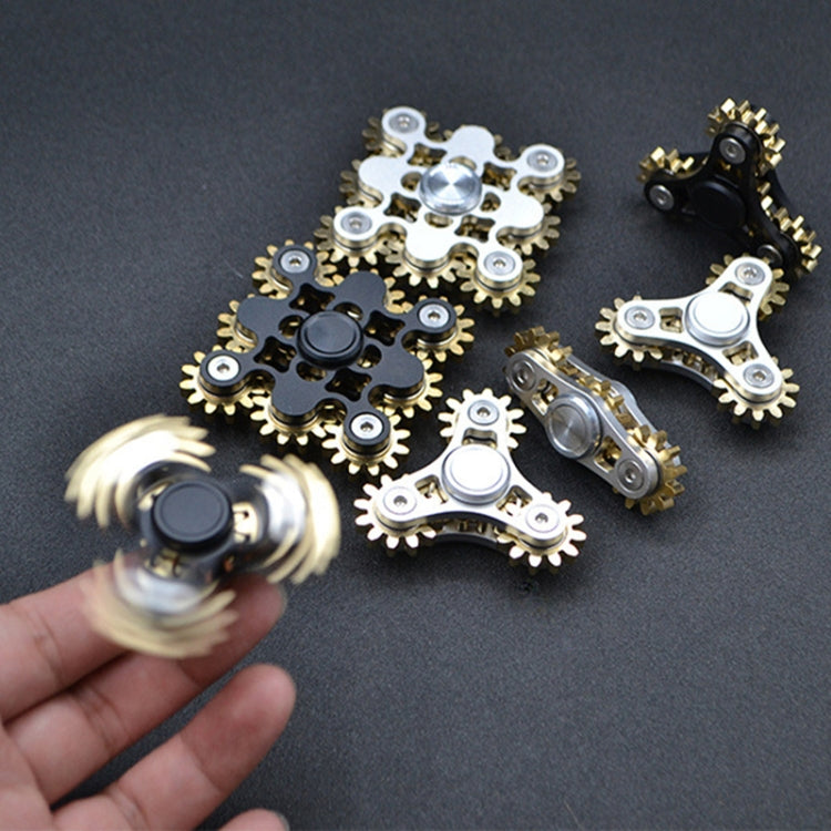 Linkage Fidget Spinner Decompression Toy, Four Gear Upgraded Version Ink(Blue), Four Gear(Silver), Four Gear(Black), Four Gear Upgraded Version(Black), Four Gear Upgraded Version(Silver)