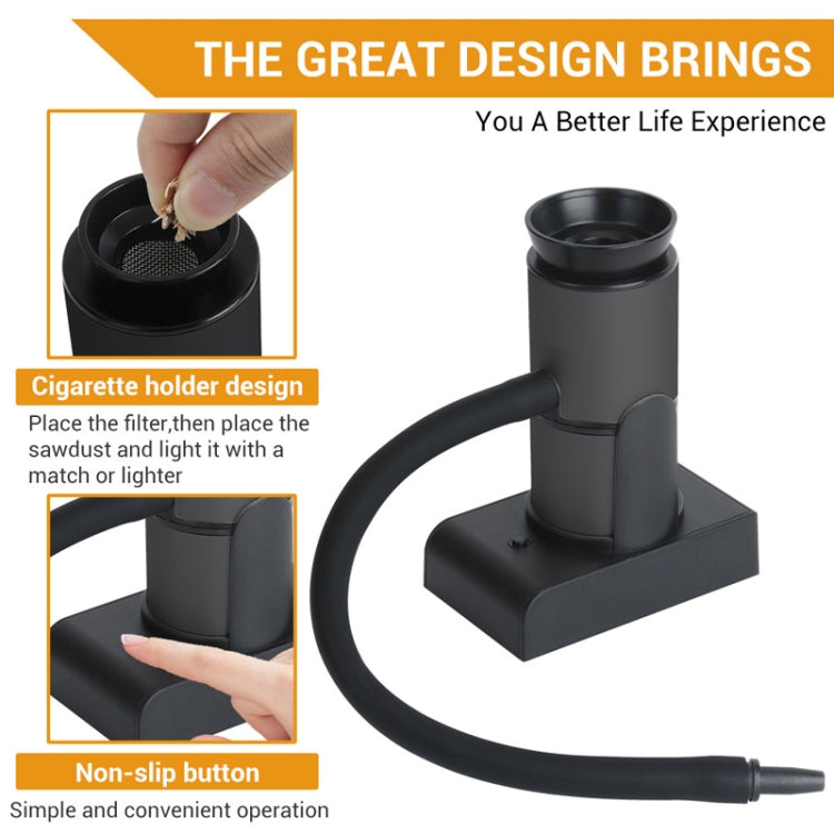 Kitchen Tool Handheld Smoke Detector Household Molecular Dishes Steak Salmon Smoker, SK303 Upgrade Model Black, SK303 Upgrade Model Silver, SK305B Black