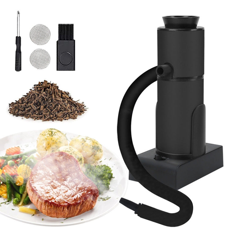 Kitchen Tool Handheld Smoke Detector Household Molecular Dishes Steak Salmon Smoker, SK303 Upgrade Model Black, SK303 Upgrade Model Silver, SK305B Black