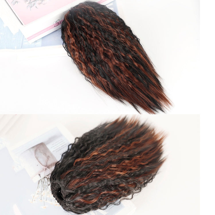 LS868 Drawstring Fixed Corn Perm Curly Wig Fluffy Short Ponytail Wigs, 1B, 1BH27, 1BH30, 1BH33, 1BH613, 1BHBlue2, 1BHBug, 1BT27, 1BT30, 1BTBlue2, 1BTBug, 2, 4, 4H27, 16, 27, 27H613, 30, 33, 2312, Blue2, Bug, 73C