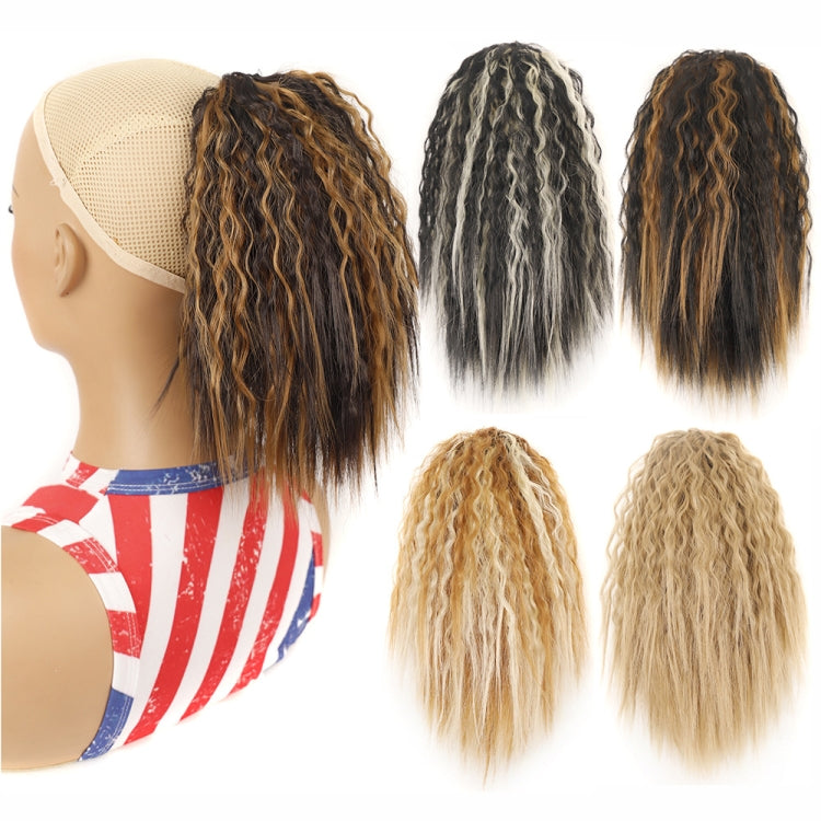 LS868 Drawstring Fixed Corn Perm Curly Wig Fluffy Short Ponytail Wigs, 1B, 1BH27, 1BH30, 1BH33, 1BH613, 1BHBlue2, 1BHBug, 1BT27, 1BT30, 1BTBlue2, 1BTBug, 2, 4, 4H27, 16, 27, 27H613, 30, 33, 2312, Blue2, Bug, 73C