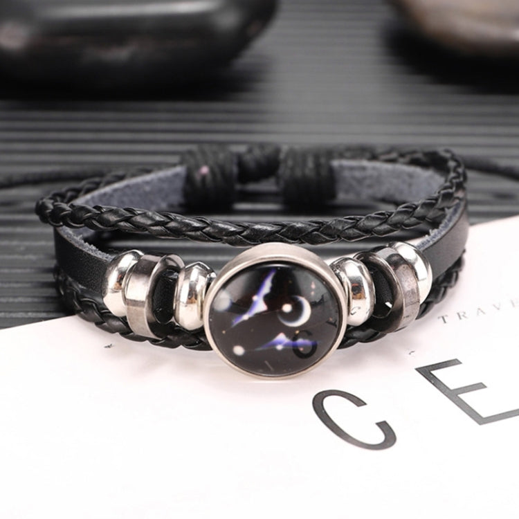 Twelve Constellations Multilayer Beaded Cowhide Bracelet, Style: Virgo Ordinary, Bracelet Gemini Luminous, Bracelet Gemini Ordinary, Bracelet Sagittarius Luminous, Bracelet Sagittarius Ordinary, Bracelet Aries Luminous, Bracelet Aries Ordinary         ...