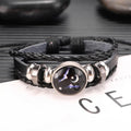 Twelve Constellations Multilayer Beaded Cowhide Bracelet, Style: Virgo Ordinary, Bracelet Gemini Luminous, Bracelet Gemini Ordinary, Bracelet Sagittarius Luminous, Bracelet Sagittarius Ordinary, Bracelet Aries Luminous, Bracelet Aries Ordinary         ...