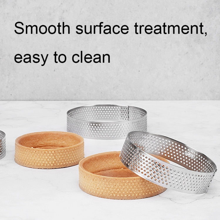 BN1006 Stainless Steel Mousse Circle Thickened Perforated Cake Mold DIY Baking Tools, Rectangle(4.3 inches), Rectangle(4.7 inches), Rectangle(7 inches), Square(2.9 inches), Square(3.3 inches), Square(3.9 inches), Square(4.7 inches), Round(2.7 inches)  ...