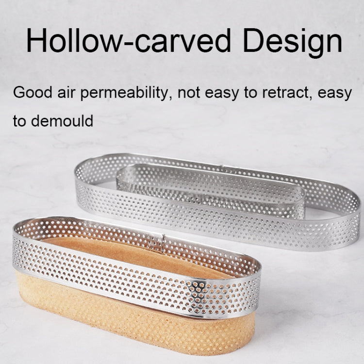 BN1006 Stainless Steel Mousse Circle Thickened Perforated Cake Mold DIY Baking Tools, Rectangle(4.3 inches), Rectangle(4.7 inches), Rectangle(7 inches), Square(2.9 inches), Square(3.3 inches), Square(3.9 inches), Square(4.7 inches), Round(2.7 inches)  ...