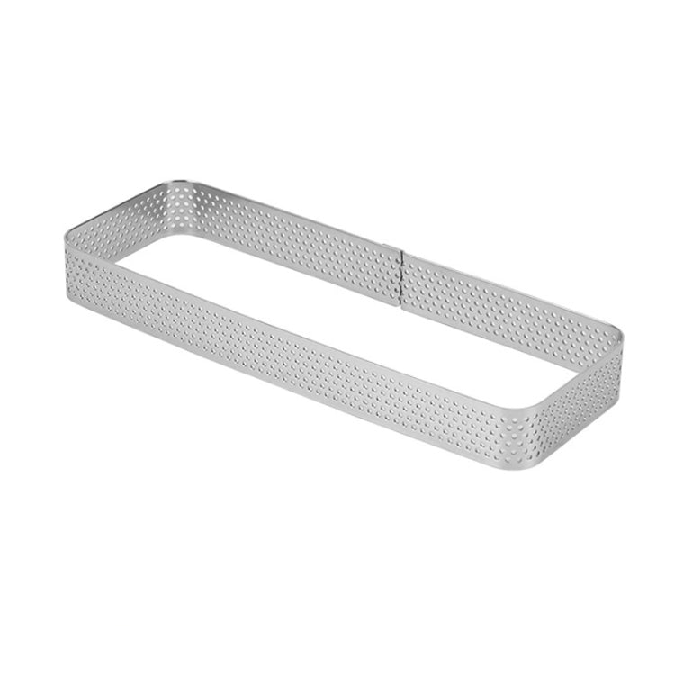 BN1006 Stainless Steel Mousse Circle Thickened Perforated Cake Mold DIY Baking Tools, Rectangle(4.3 inches), Rectangle(4.7 inches), Rectangle(7 inches), Square(2.9 inches), Square(3.3 inches), Square(3.9 inches), Square(4.7 inches), Round(2.7 inches)  ...