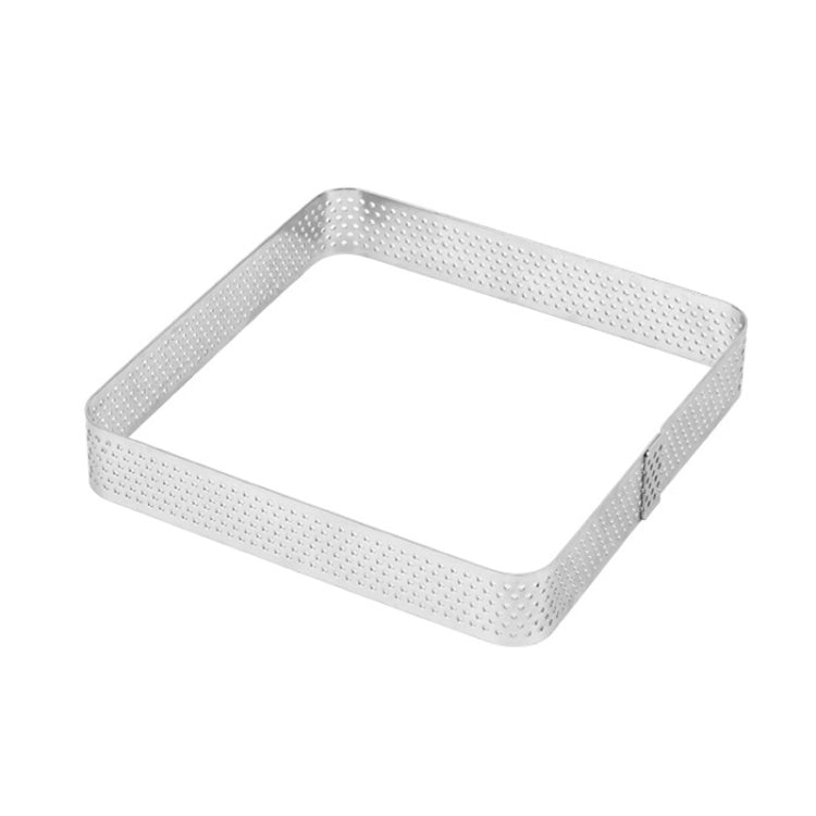BN1006 Stainless Steel Mousse Circle Thickened Perforated Cake Mold DIY Baking Tools, Rectangle(4.3 inches), Rectangle(4.7 inches), Rectangle(7 inches), Square(2.9 inches), Square(3.3 inches), Square(3.9 inches), Square(4.7 inches), Round(2.7 inches)  ...