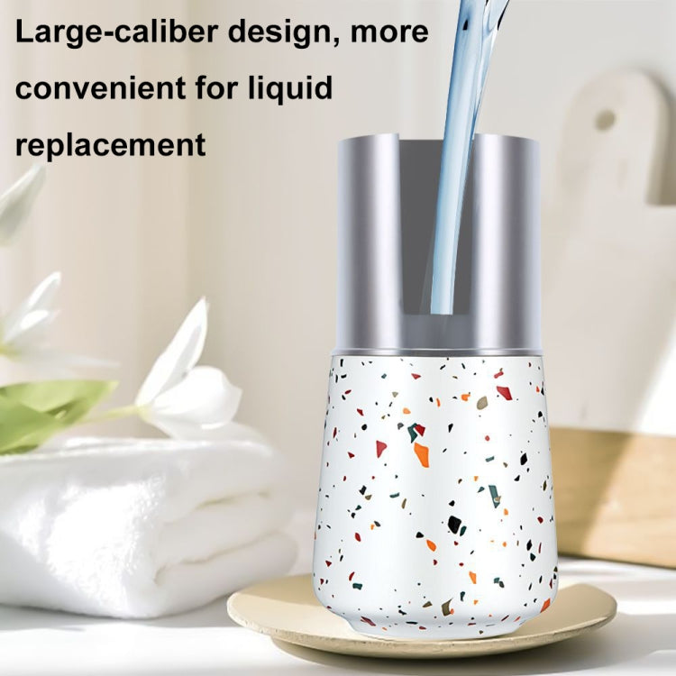 GM-TP2011-SCt Ceramic Infrared Sensor Soap Dispenser Liquid Hand Washing Machine, Gold, Silver