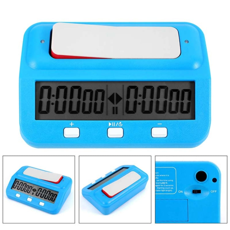 HQT101 Plastic Chess Clock Go Chess Timer, HQT101 Red Wine, HQT101 Blue