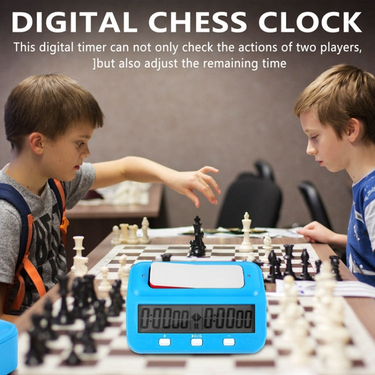 HQT101 Plastic Chess Clock Go Chess Timer, HQT101 Red Wine, HQT101 Blue
