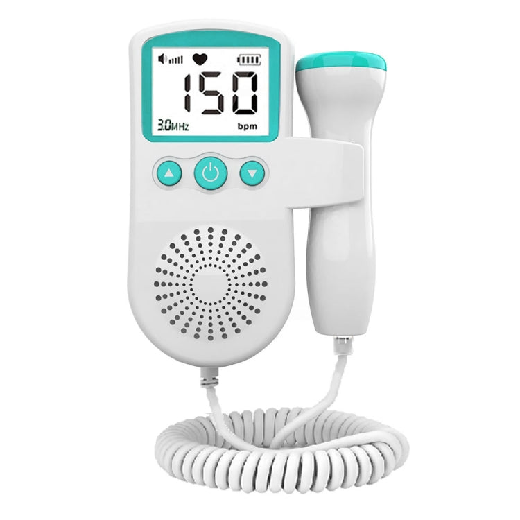 B3 Home Doppler Ultrasound Handheld Fetal Heart Pregnant Women Fetal Heart Monitor, B3(Pink), B3(Green), B3(Blue)