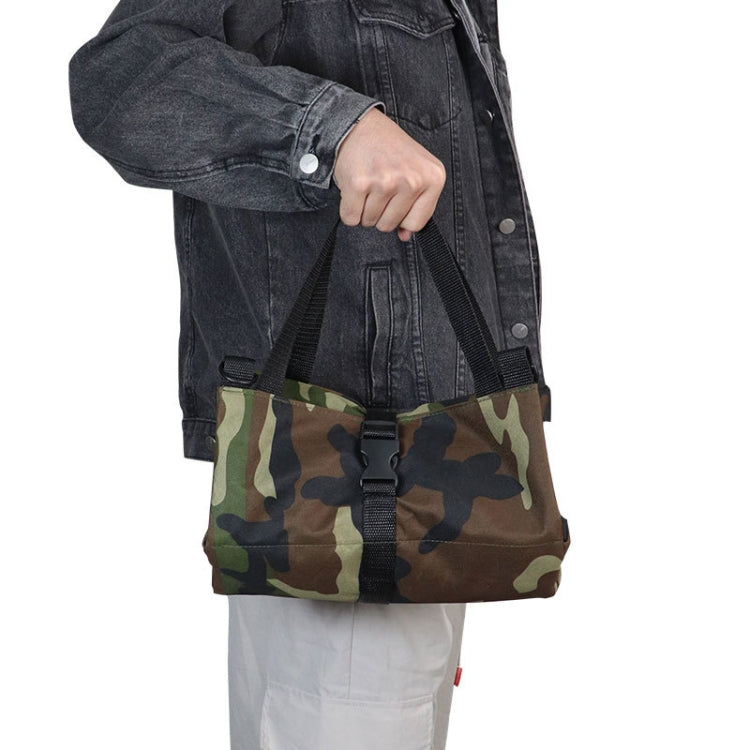 WESSLECO Oxford Cloth Electrical Hardware Hanging Tool Storage Bag, CP Camouflage, Jungle Camouflage, Camouflage Gray, Blue, Green, Khaki