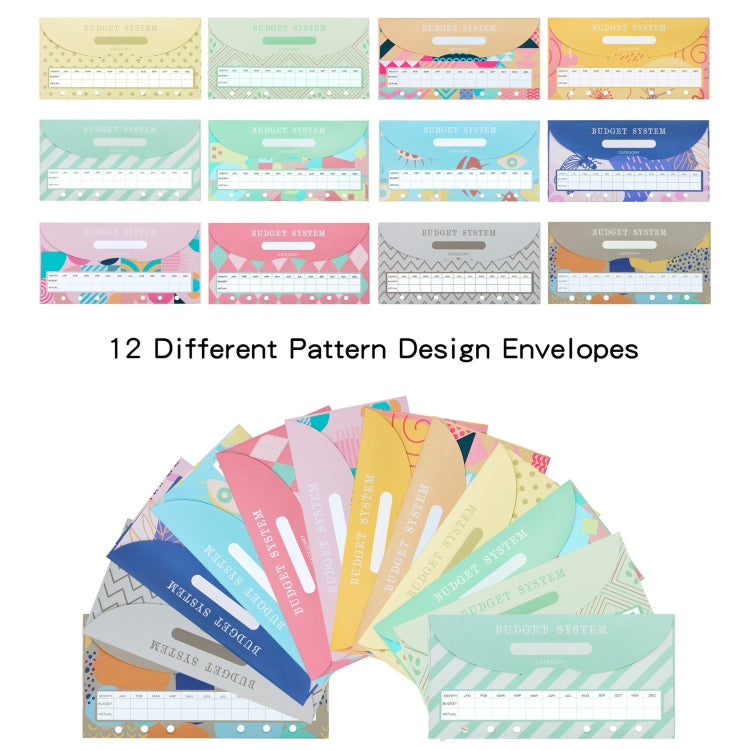 A6 Crocodile Pattern PU Leather Loose-Leaf Binder Budget Notebook Cash Envelope Organizer, Crocodile Pattern (Pink), Crocodile Pattern (Glaze Blue), Crocodile Pattern (Rock Gray), Crocodile Pattern (Bean Green), Crocodile Pattern (Warm White)