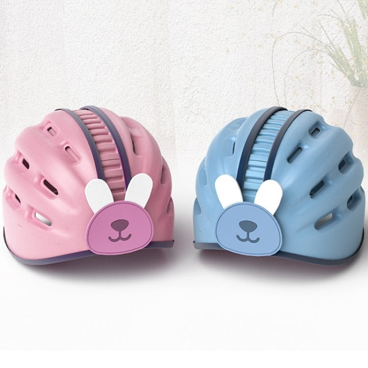 Soft Baby Helmet Safety Hat Toddler Anti-collision Protective Hat for Baby Walking, Pink Rabbit, Lion Orange, Lion Brown, Blue Rabbit