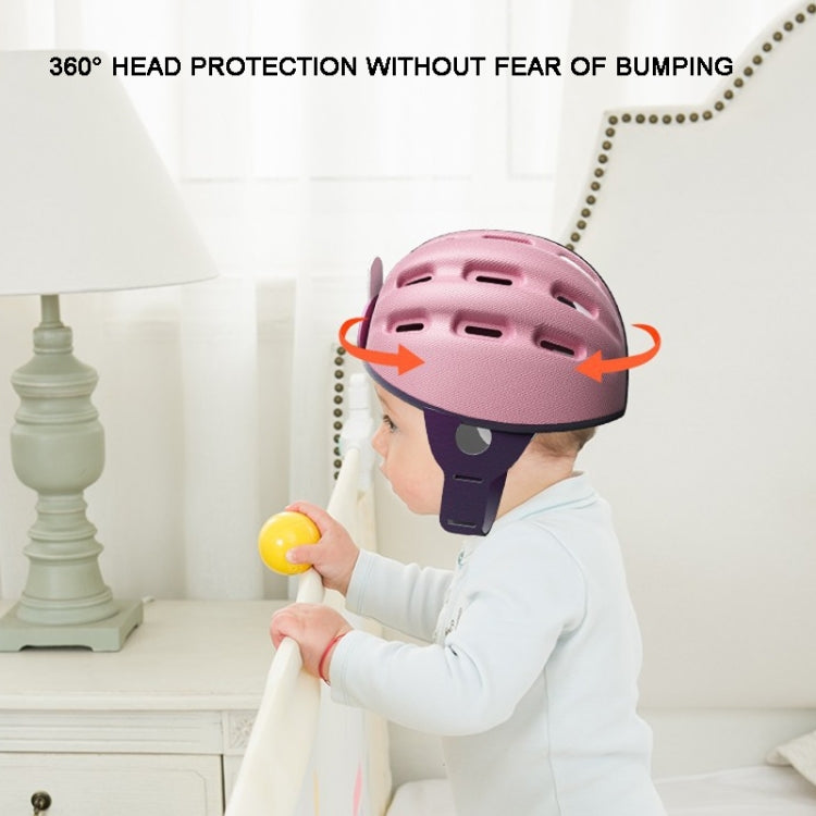 Soft Baby Helmet Safety Hat Toddler Anti-collision Protective Hat for Baby Walking, Pink Rabbit, Lion Orange, Lion Brown, Blue Rabbit