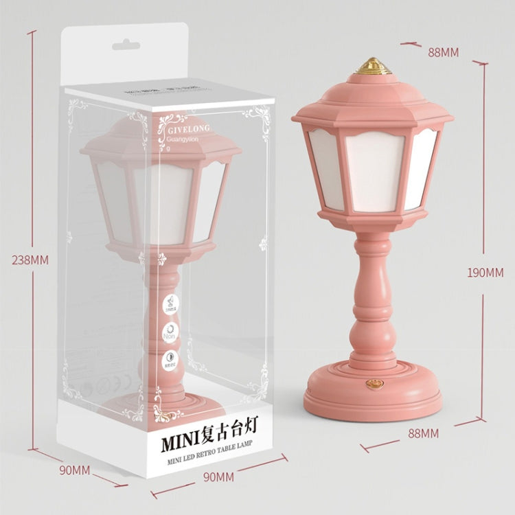 GIVELONG Retro Table Lamp USB Charging Small Night Light, Style:, 320-1 Red, 320-2 Yellow, 320-3 Blue, 320-4 Green, 320-5 Purple, 320-6 White, 321-1 Red, 321-2 Yellow, 321-3 Blue, 321-4 Green, 321-5 Purple, 321-6 White, 322-1 Red, 322-2 Yellow, 322-3 B...