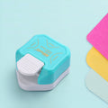 KW-TRIO 3 in 1 Multi-angle Paper Cutter Filleter, YJQ-3, Pink, Flat Angle, Fancy Angle, MJQ-3 Right Angle, MJQ-3 Fillet