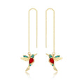 Long Ear Wire Women Simple Earrings, E2104-4 Red Bird, E2104-5 Blue Bird, E2210-1 Dual Ball C Clip, E2210-2 Pearl, E2210-3 Vermiculite, E2210-4 Crystal, E2210-5 Eyes, E2210-6 Moon, E2210-7 Four-pointed Star, E2210-8 Love, E2210-9 Bee, E2210-10 Butterfl...
