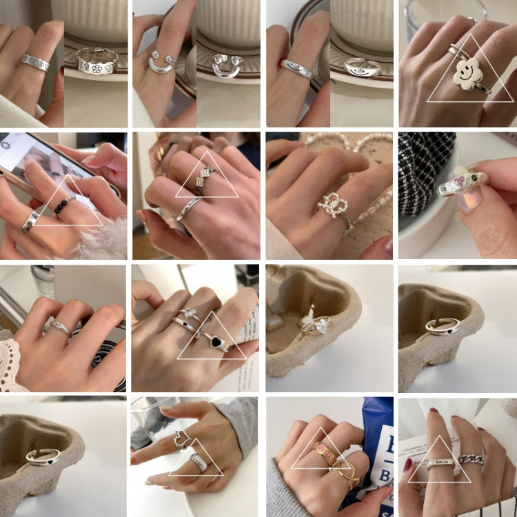 Happy Smile Face Love Wear Combination Ring, J3357, J3520, J2818, J3381, J3456, J1991, J3626, J3610, J3532, J3522, J3427, J3329, J2907, J2942, J3017, J3286, J3284, J2002, J2064