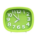 Square Candy Color Stereo Digital Silent Alarm Clock Children Student Alarm Clock, Square (Green), Square (Blue), Square (Black), Square (Pink), Square (Red)