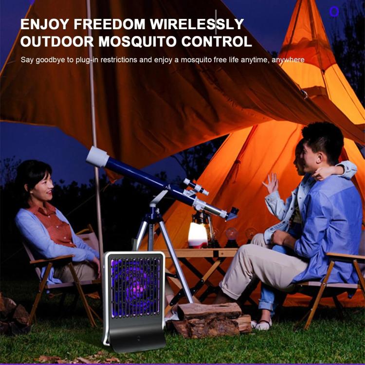 Electric Mosquito Killer Lamp Wall-Mounted Household Mosquito Repellent, USB Plug, Rechargeable 2000mAh, Rechargeable 4000mAh