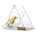 Acrylic Bird Cage Transparent Pet Box Triangle Bird Feeder, Triangle
