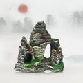 Stone Fish Tank Landscape Simulation Resin Aquarium Decorative Ornament, Style:, Cave Mountain C, Cave Mountain D, Small Rockery, Three-legged Rockery, Big Rockery, Shunfeng Mountain, Yu Mountain