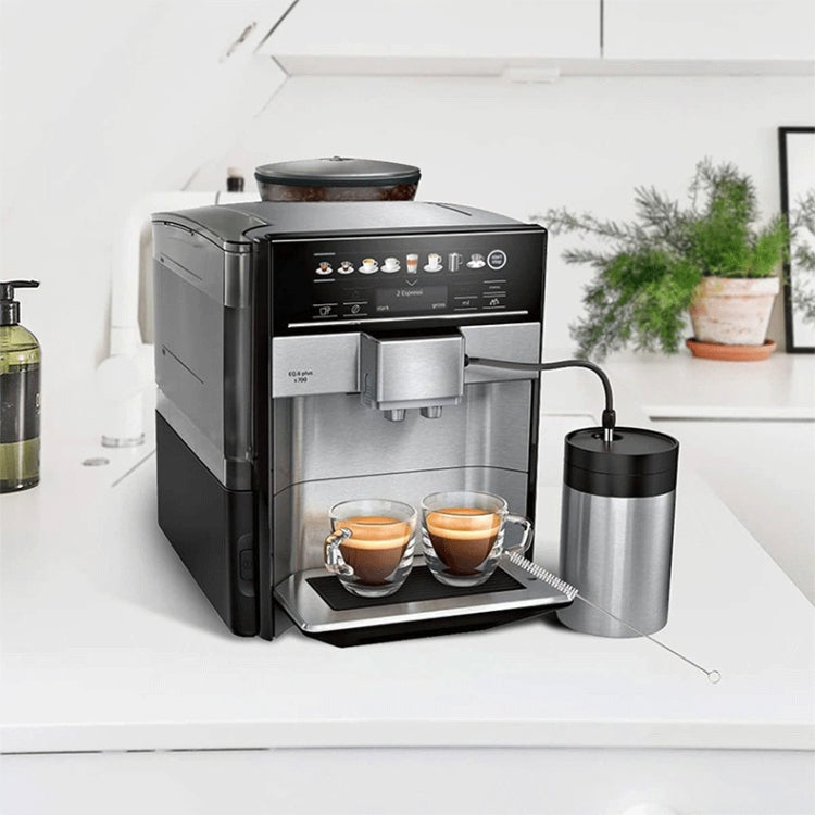 For Bosch VeroAroma / Siemens EQ.6 Series Coffee Machine Milk Pipe and Cleaning Brush Set, Brush Set(Dark Gray)