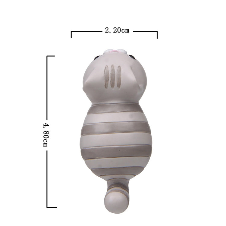 Cute Cartoon Cat 3D Fridge Magnet Mobile Phone Case Material, Black Scarf Cat, Money Pattern Cat, 3 -color Cat, White Scarf Cat, Gray Striped Cat