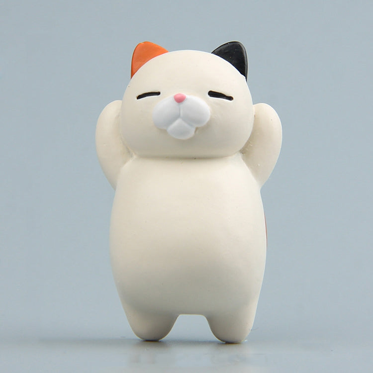 Cartoon Cat Fridge Magnet Resin Ornament Ornament, With Magnetic Sticker, Without Magnetic Sticker