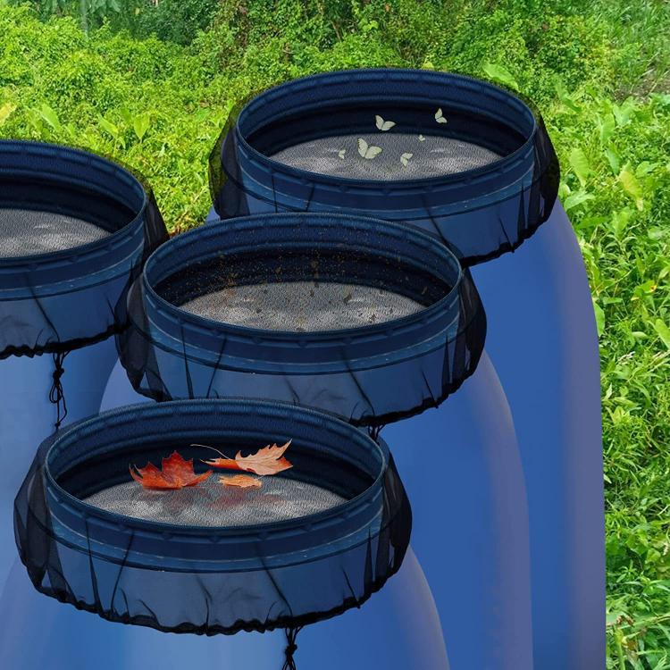 Bucket Insect Screen Cover Outdoor Garden Screen Protector Leaf Filter Cover, 95cm