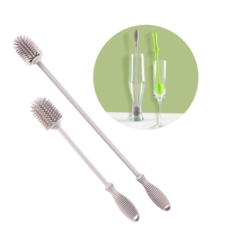 Household Silicone Bottle Glass Brush Kitchen Thermos Brush, Short, Long