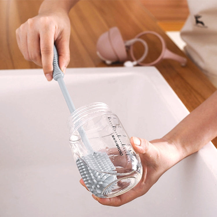 Household Silicone Bottle Glass Brush Kitchen Thermos Brush, Short, Long