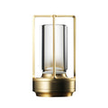 Vintage All Aluminum Cross Table Lamp Hotel Portable Outdoor Camping Touch Night Light, 2000mAh (Bronze), 2600mAh (Bronze), 2000mAh (Silver), 2600mAh (Silver), 2000mAh (Matte Black), 2600mAh (Matte Black)