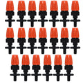 20pcs TF-118 Gardening Irrigation Drip Irrigation System Set Accessories, Spray Head (Orange), Single Hook Connection 4/7mm Capillary (Orange), Single Hook Connection 4/7mm Capillary (Gray), Both Sides Connection 4/7mm Capillary (Gray)                 ...