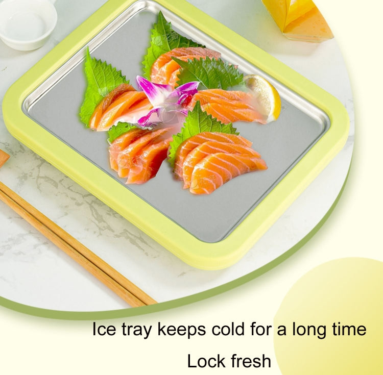 Mini Household Fried Yogurt Machine Children Homemade DIY Fried Ice Tray, Stainless Steel Green 26x21cm, Stainless Steel White 26x21cm, Stainless Steel Pink 22.5x17.5cm, Stainless Steel White 22.5x17.5cm, Aluminum Alloy White 22.5x17.5cm               ...