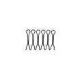 Hair-Fixed Hairpin Headband Hair Accessories Round Hairstyle Invisible Comb, A, B, C, D, E