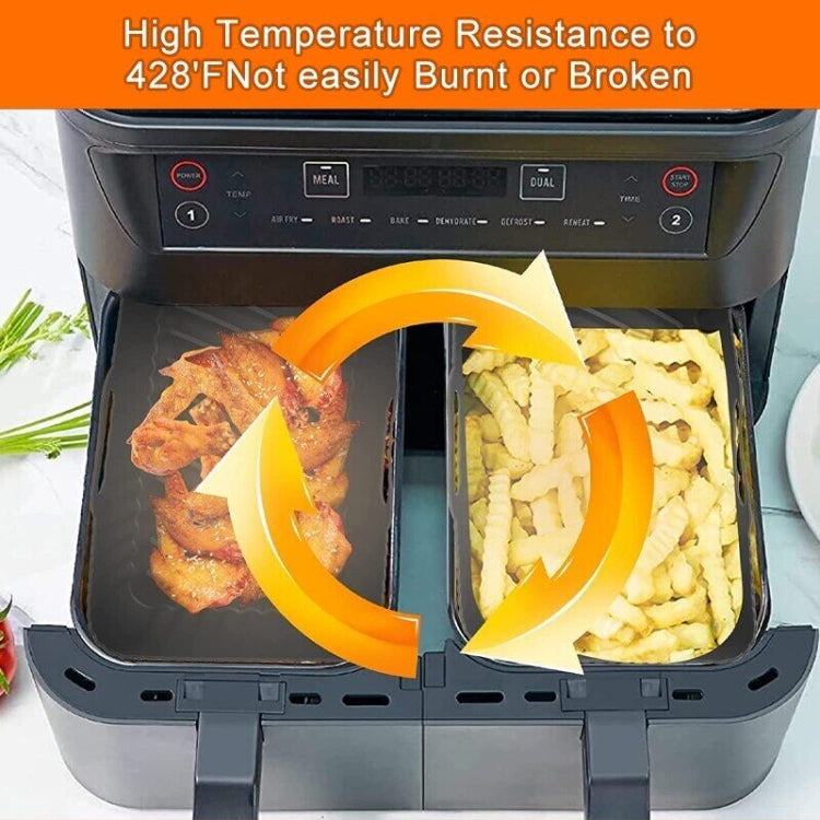 For Ninja DZ201 Air Fryer Silicone Liner Mat Reusable Basket Tray, Gray Thick Model (140g), Gray Thin Model (95g), Black Thin Model (95g), Pink Thin Model (95g), Red Thin Model (95g), Blue Thin Model (95g), Large Black (153g), Large Pink (153g)        ...