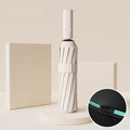 60 Bone Sunny Rain Dual-use Automatic Umbrella Wind-resistant Reinforced Sunshade UV Sun Umbrella, 60 Bones