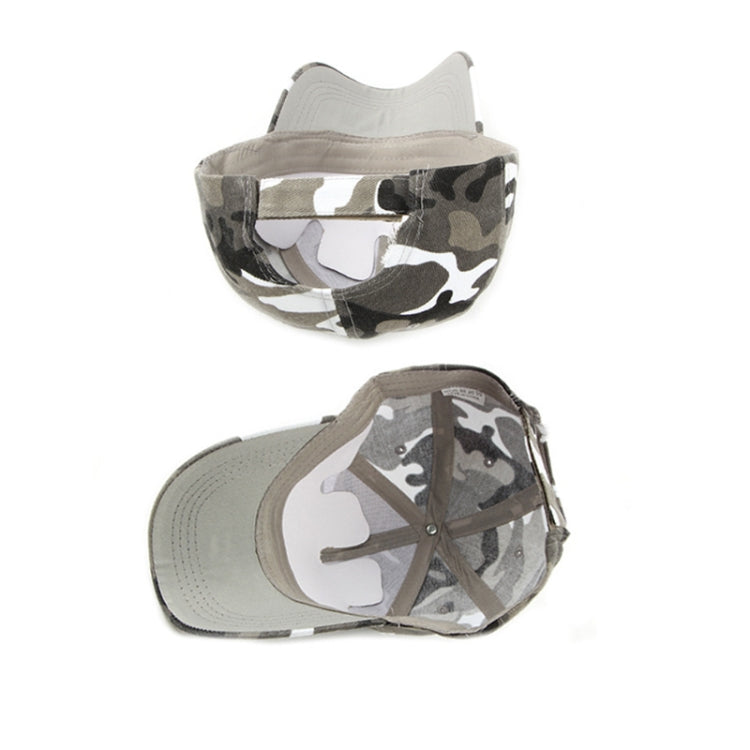 Outdoor Mountain Travel Camouflage Duck Tongue Cap, Camouflage Gray, Camouflage Brown, Camouflage Army Green